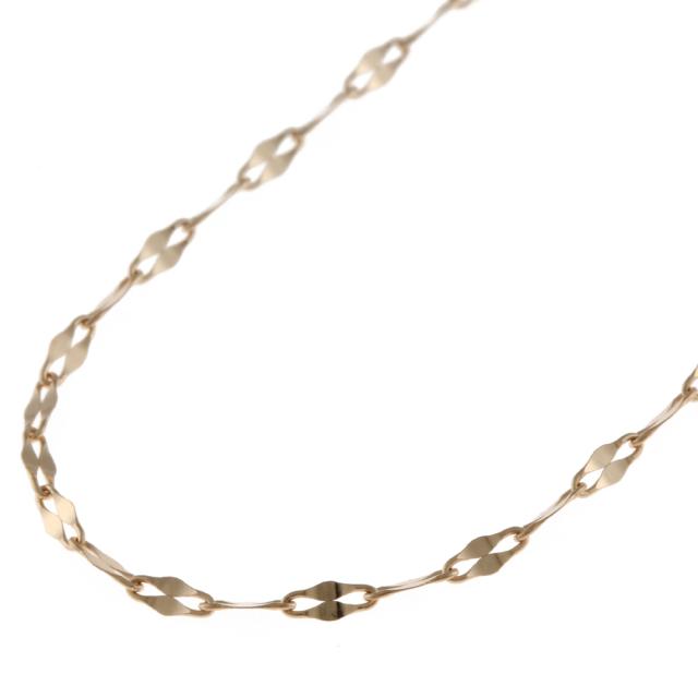 エクレアチェーン 44cm ネックレス 18金 K18ピンクゴールド レディース   新品  R&Kリサイクルキングの通販は