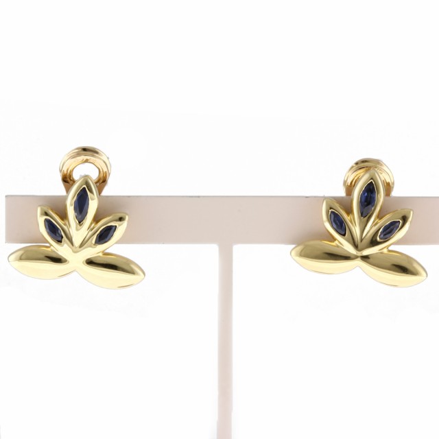 ショーメ Chaumet イヤリング 18金 K18ゴールド サファイア