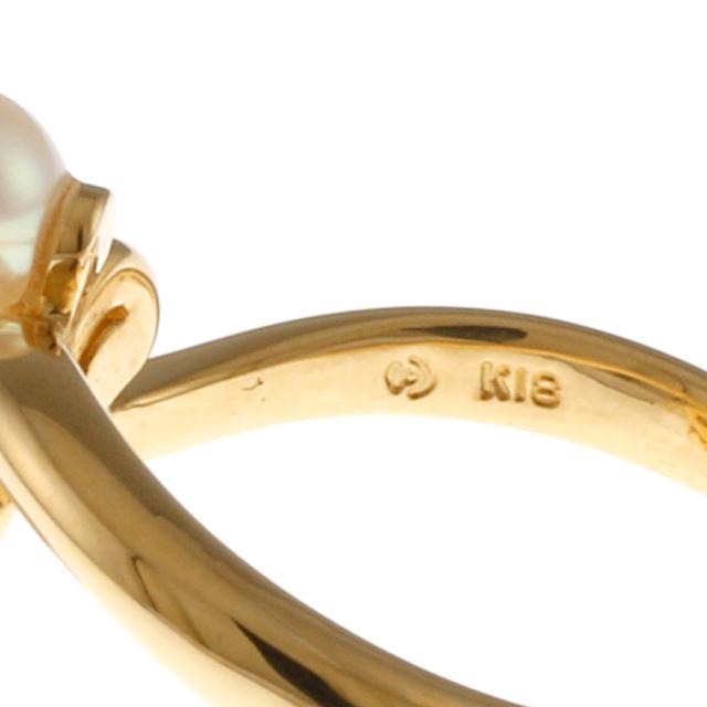 タサキ リング 指輪 10.5号 18金 K18ゴールド パール レディース  