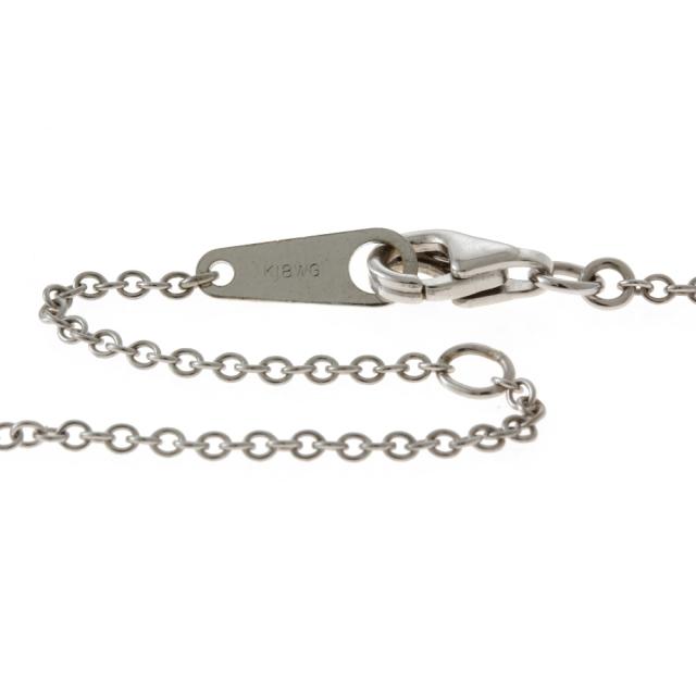 Queen クィーン ネックレス 18金 K18ホワイトゴールド ダイヤモンド 0.60ct レディース中古 R&amp;Kリサイクルキング_5