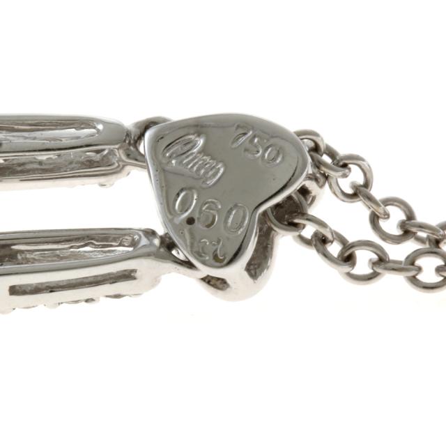 Queen クィーン ネックレス 18金 K18ホワイトゴールド ダイヤモンド 0.60ct レディース中古 R&amp;Kリサイクルキング_7