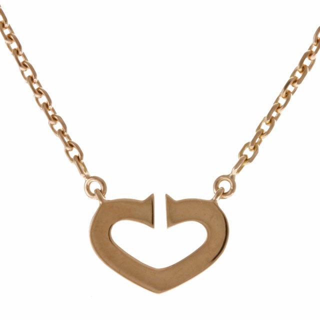 カルティエ CARTIER Cハート ダイヤモンド ネックレス 18金 K18ピンクゴールド ダイヤモンド レディース 中古の通販は カルティエ CARTIER Cハート ダイヤモンド ネックレス 18金 K18ピンクゴールド ダイヤモンド レディース 中古の通販は