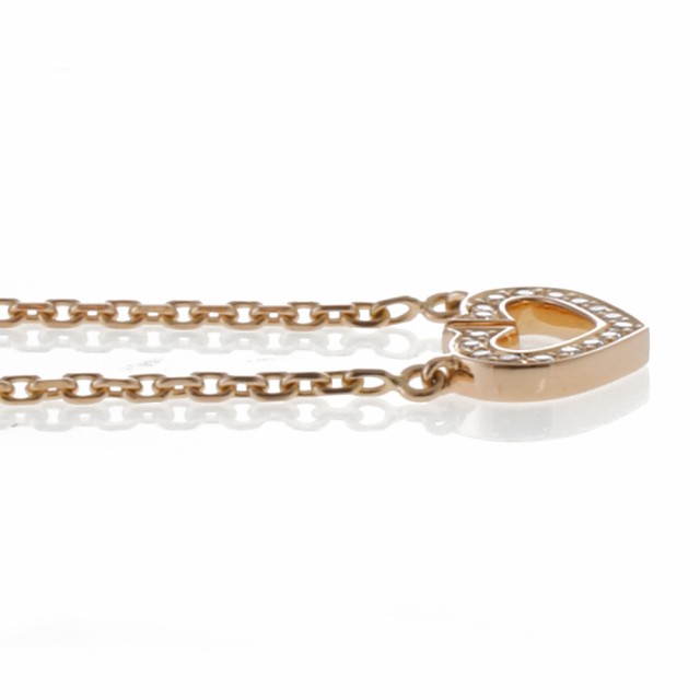 カルティエ CARTIER Cハート ダイヤモンド ネックレス 18金 K18ピンクゴールド ダイヤモンド レディース 中古の通販は カルティエ CARTIER Cハート ダイヤモンド ネックレス 18金 K18ピンクゴールド ダイヤモンド レディース 中古の通販は