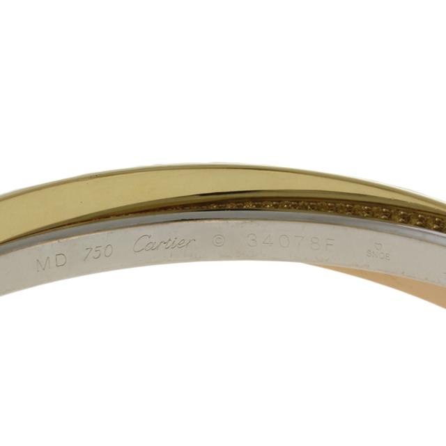 カルティエ CARTIER トリニティ ブレスレット バングル 18金 K18イエローゴールド ダイヤモンド レディース 中古_4