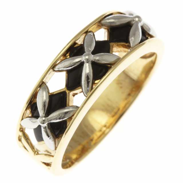 指輪 オニキス ダイヤモンド プラチナ900 pt900 一粒 ピンキーリング