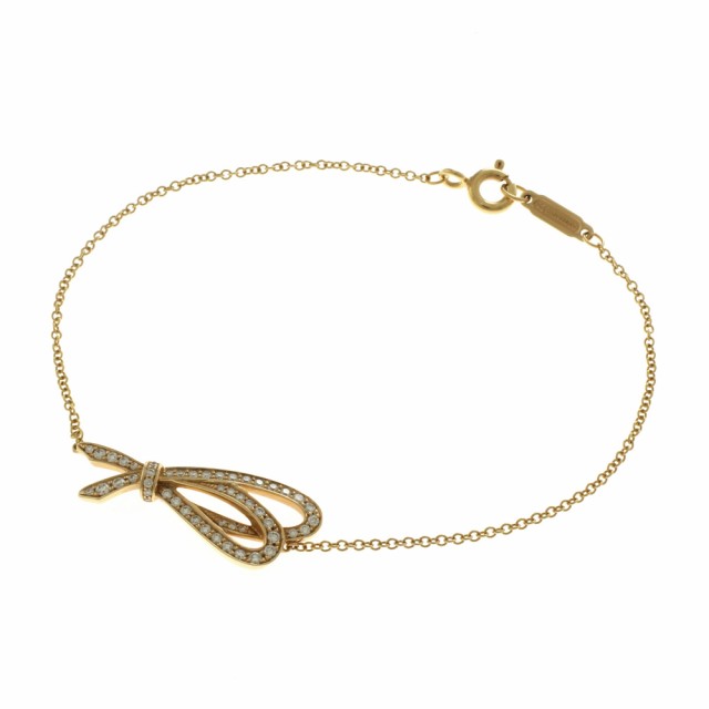 ティファニー TIFFANY&Co. ボウダイ ブレスレット 18金 K18ピンクゴールド ダイヤモンド レディース 中古の通販は 159,950円