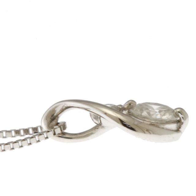 ネックレス Pt850 Pt900 プラチナ ダイヤモンド 0.15ct ダイヤモンド 