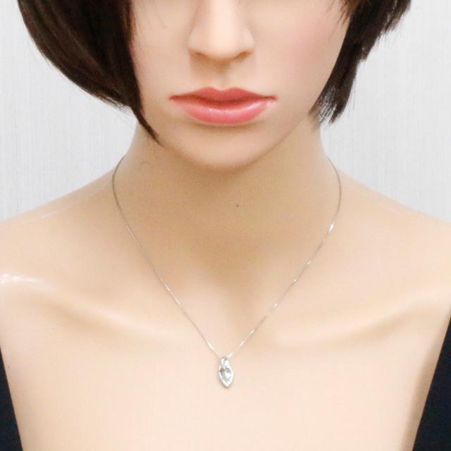 Pt850 ネックレス 昭和レトロ　中古品　専用ケース付き Pt850 ネックレス 昭和レトロ 中古品 専用ケース付き 10.4g Pt850 切子