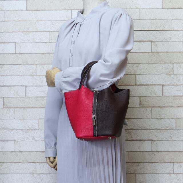 エルメス HERMES ピコタンロックPM ハンドバッグ トリヨンクレマンス