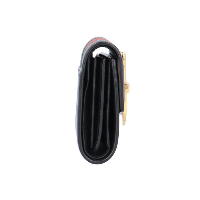 グッチ シルヴィ シェリーライン 三つ折り財布 レザー 476081 レディース GUCCI  中古  R&Kリサイクルキング
