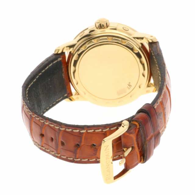 ブランパン レマン 腕時計 時計 18金 K18イエローゴールド B2763 1418 A53 自動巻き メンズ 1年保証 Blancpain 中古  R&Kリサイクルキン