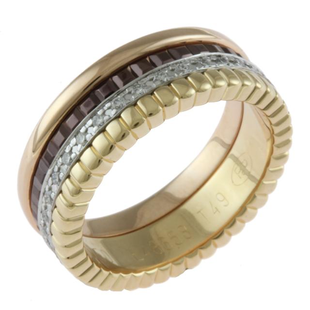 BOUCHERONデザイン指輪 pt900 k18 コンビ ブシュロン　18号 BOUCHERONデザイン指輪 pt900 k18 コンビ ブシュロン 18号