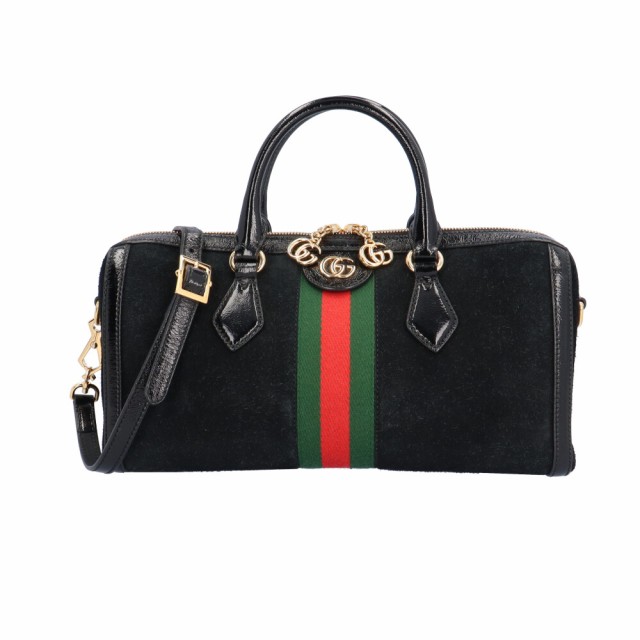 グッチ オフィディア ショルダーバッグ スウェード 524532 493075 ブラック レディース GUCCI 中古 R&Kリサイクルキング