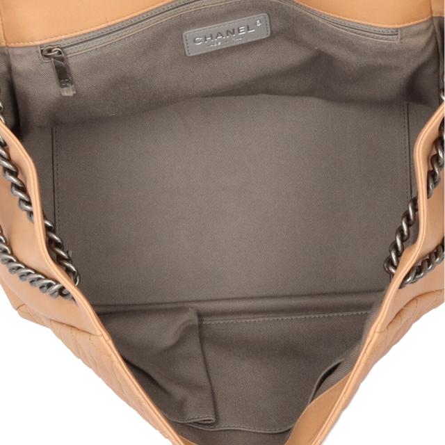 シャネル ボーイシャネル ショルダーバッグ レザー ベージュ レディース CHANEL  中古  R&Kリサイクルキング シャネル ボーイシャネル ショルダーバッグ レザー ベージュ