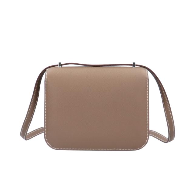 エルメス コンスタンスミニ18 ショルダーバッグ ヴォーエプソン ベージュ レディース HERMES  中古  R&amp;K再利用第一人者
