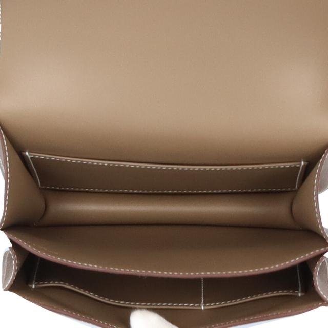 エルメス コンスタンスミニ18 ショルダーバッグ ヴォーエプソン ベージュ レディース HERMES  中古  R&amp;K再利用第一人者