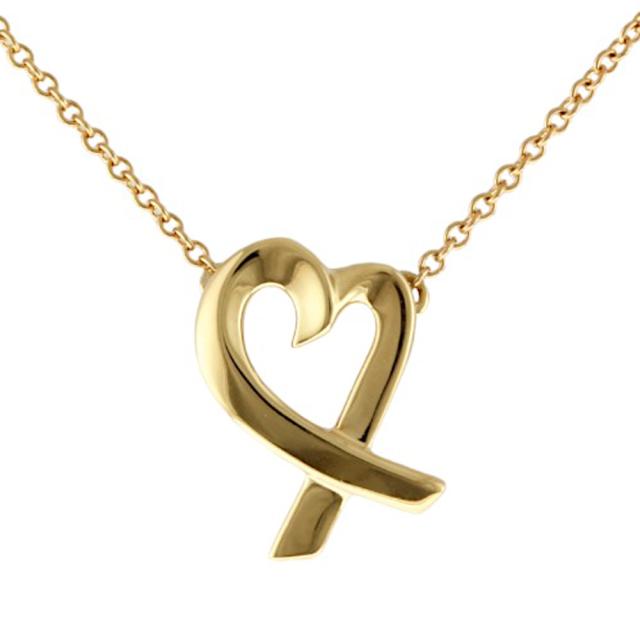 値下げ❣️ティファニー ラビングハート ❤️ネックレス TIFFANY＆CO ティファニー ラビングハートミニ ネックレス K18