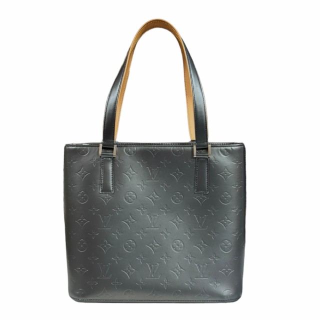 ルイヴィトン ストックトン モノグラムマット ショルダーバッグ モノグラムマット M55112 ブラック レディース LOUIS VUITTON 中古 R&K