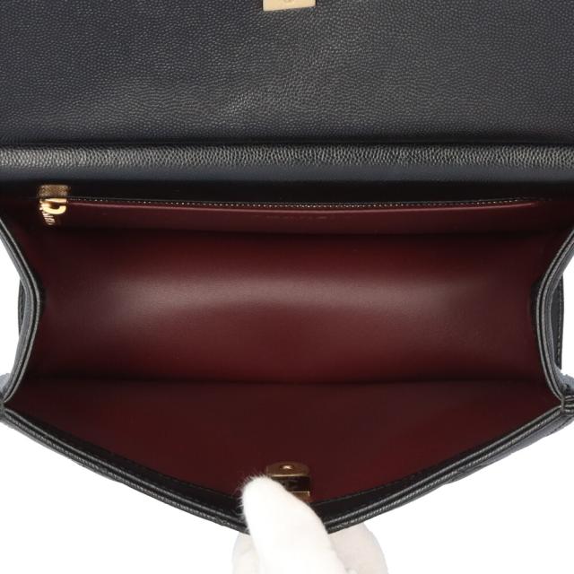 シャネル スモールフラップバッグ ショルダーバッグ キャビアスキン AS4169 ブラック レディース CHANEL  中古  R&amp;Kリサイクルキング_5