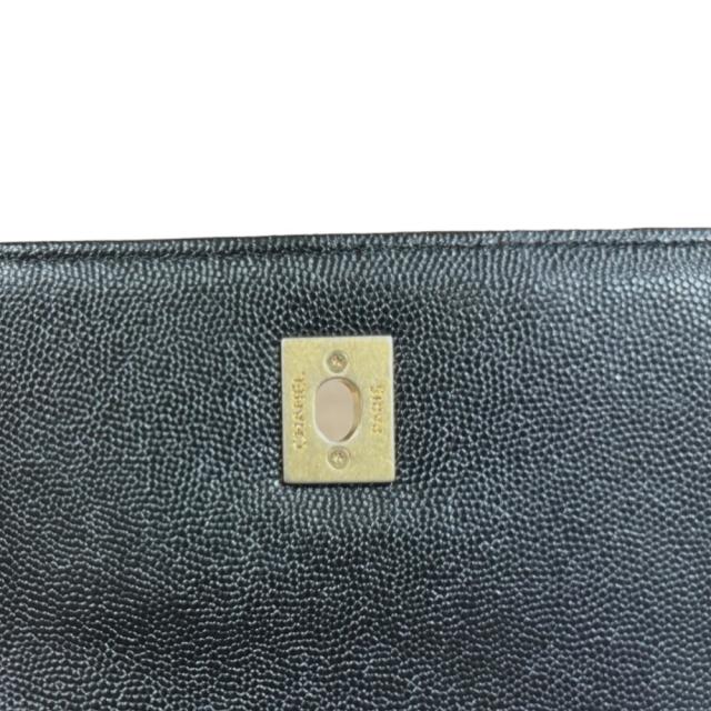 シャネル スモールフラップバッグ ショルダーバッグ キャビアスキン AS4169 ブラック レディース CHANEL  中古  R&amp;Kリサイクルキング_8
