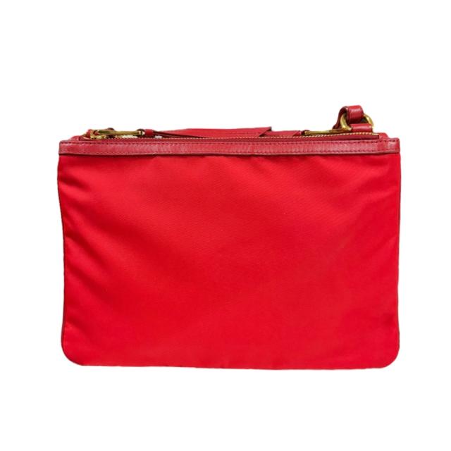 プラダ ショルダーバッグ ナイロン 1BH046 レッド レディース PRADA 中古 R&Kリサイクルキング_2