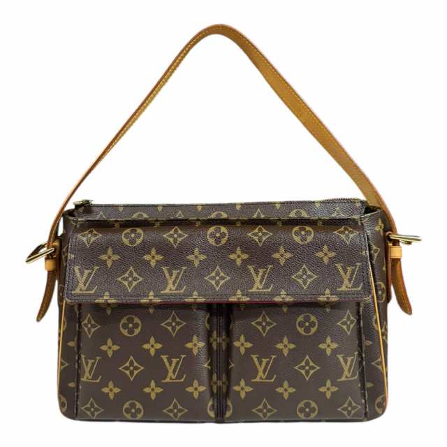 ルイヴィトン ヴィバシテGM モノグラム ショルダーバッグ モノグラムキャンバス M51163 ブラウン レディース LOUIS VUITTON 中古 R&Kリ