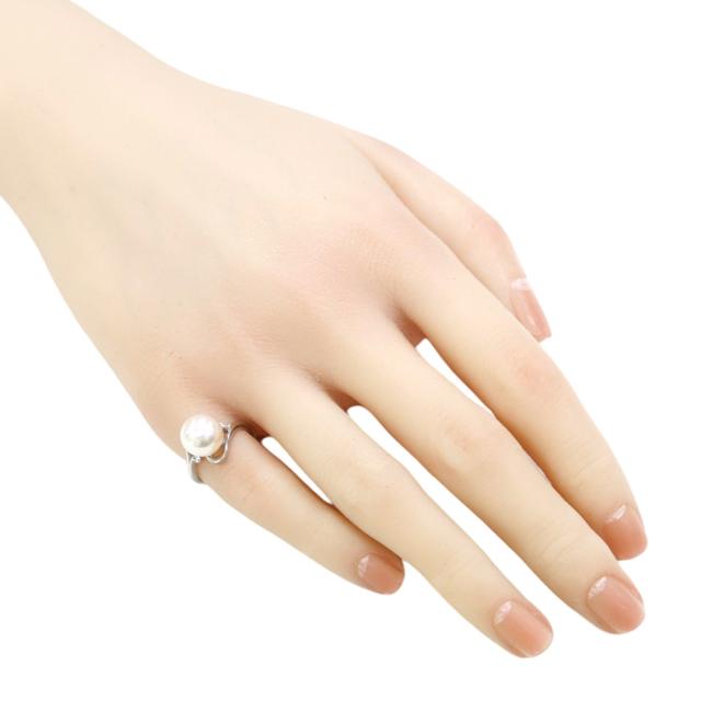 ミキモト リング 指輪 5.5号 Pt900プラチナ アコヤパール レディース MIKIMOTO 中古 R&Kリサイクルキング_1