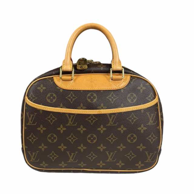 ルイヴィトン トゥルーヴィル モノグラム ハンドバッグ モノグラムキャンバス M42228 ブラウン レディース LOUIS VUITTON 中古 R&Kリサ