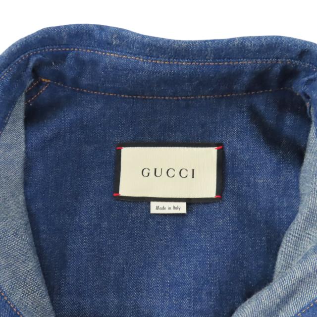 グッチ ワンピース コットン レディース GUCCI 中古 R&Kリサイクルキング_4