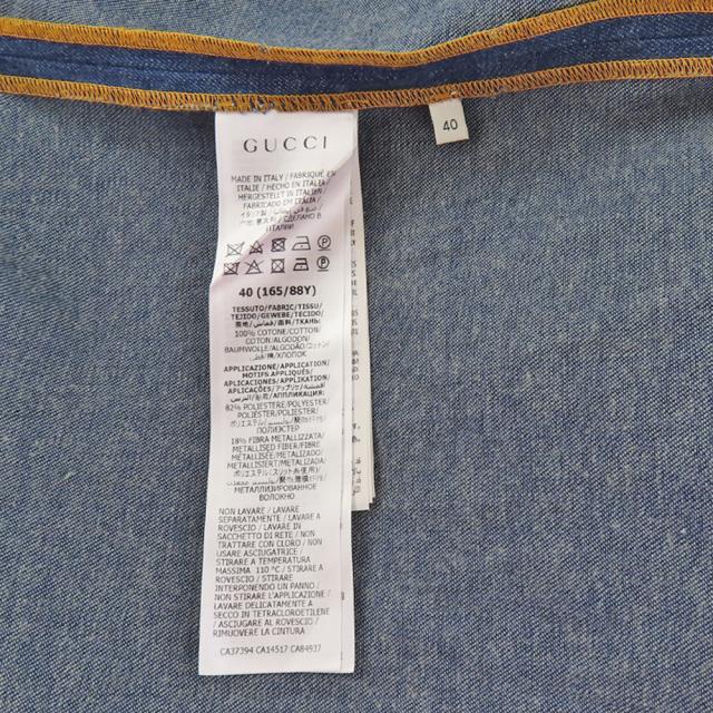 グッチ ワンピース コットン レディース GUCCI 中古 R&Kリサイクルキング_5