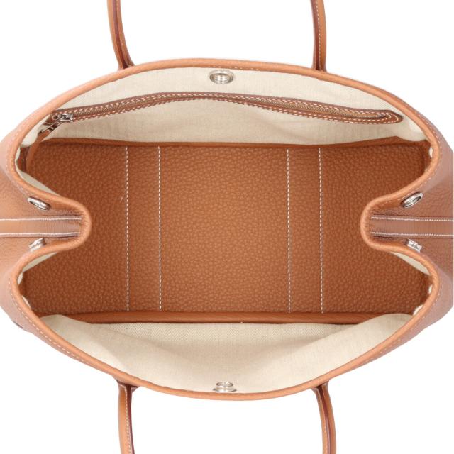 エルメス ガーデンパーティTPM ハンドバッグ ネゴンダ ブラウン