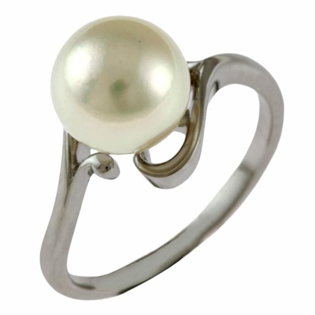 ミキモト リング 指輪 11号 Pt950プラチナ アコヤパール レディース MIKIMOTO 中古 R&Kリサイクルキング