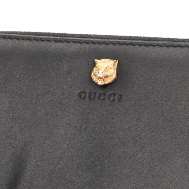 グッチ アニマリエ タイガー 長財布 レザー 428721 メンズ GUCCI  中古  R&Kリサイクルキングの通販は