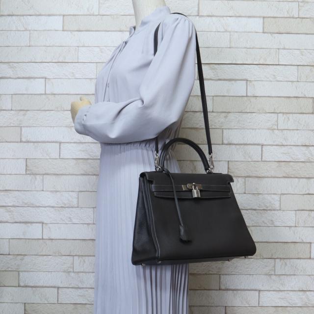 エルメス HERMES ケリー25 ハンドバッグ バッグ レザー ヴォーエプソン