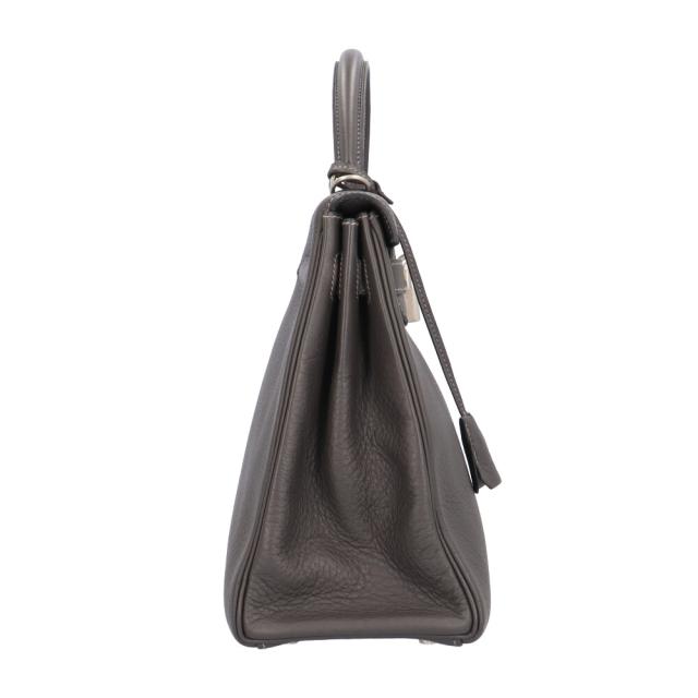 エルメス ケリー32 ハンドバッグ レザー グレー レディース HERMES