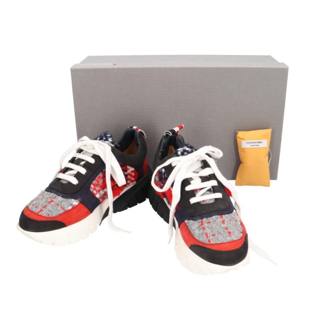 トムブラウン スニーカー ツイード FFD034D-05493 レディース THOM BROWNE  中古  R&Kリサイクルキング