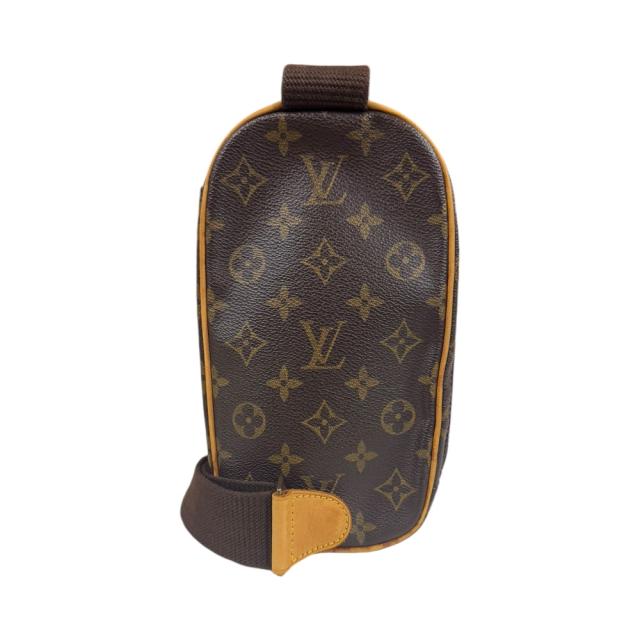 ルイヴィトン ポシェット ガンジュ モノグラム ボディバッグ モノグラムキャンバス M51870 ブラウン メンズ LOUIS VUITTON  中古  R&Kリサイクルキングの通販は