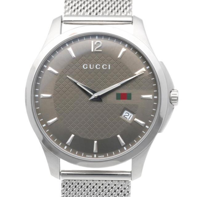 グッチ Gタイムレス 腕時計 時計 ステンレススチール 126.3 クオーツ メンズ 1年保証 GUCCI 中古 R&Kリサイクルキング 腕時計メンズ