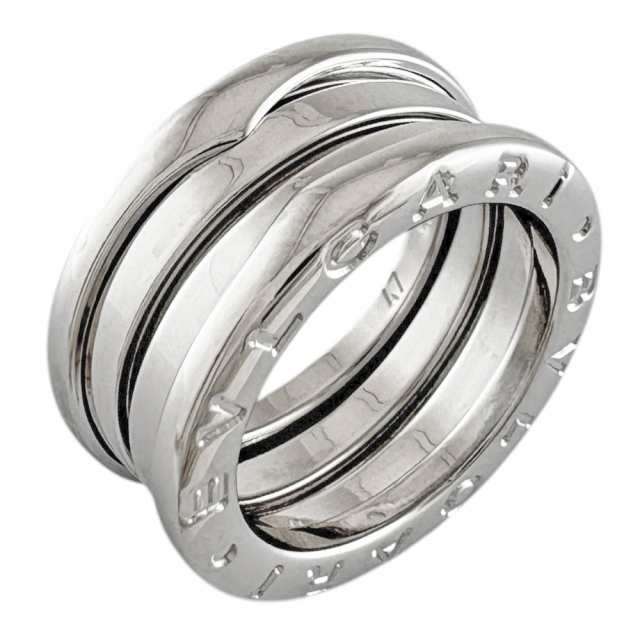 ブルガリ B-zero.1 3バンド リング 指輪 6号 18金 K18ホワイトゴールド レディース BVLGARI  中古  R&Kリサイクルキングの通販は
