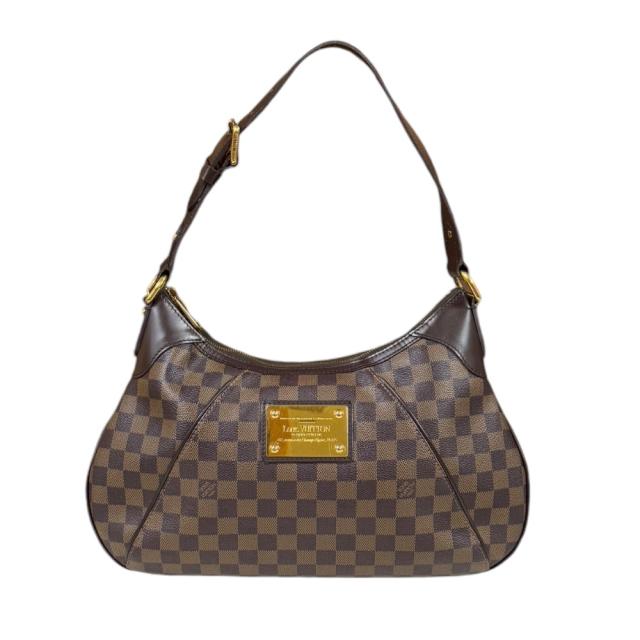 ルイヴィトン テムズGM ダミエ ショルダーバッグ ダミエキャンバス N48181 ブラウン レディース LOUIS VUITTON  中古 R&Kリサイクルキング