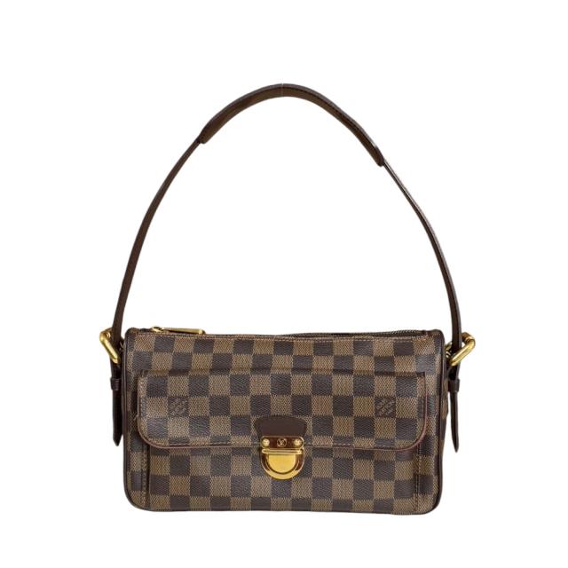 ルイヴィトン ラヴェッロGM ダミエ ショルダーバッグ ダミエキャンバス N60006 ブラウン レディース LOUIS VUITTON  中古 R&Kリサイクルキング
