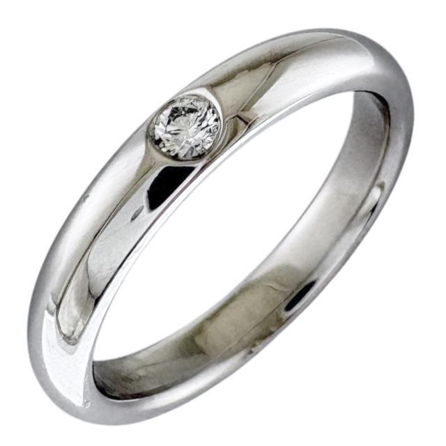 ハリーウィンストン ラウンドマリッジ リング 指輪 7.5号 Pt950プラチナ ダイヤモンド レディース HARRY WINSTON  中古 R&amp;Kリサイクルキング