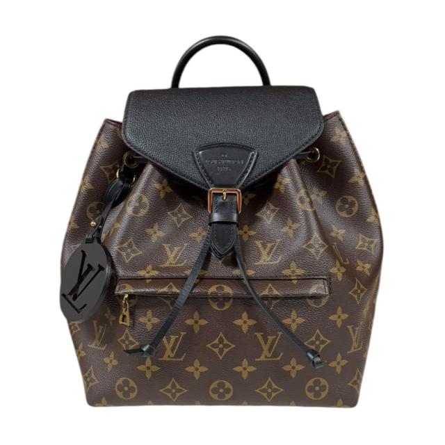 ルイヴィトン モンスリNM PM モノグラムマカサー リュック・デイパック モノグラムマカサー M45515 レディース LOUIS VUITTON  中古 R&Kリサイクルキング