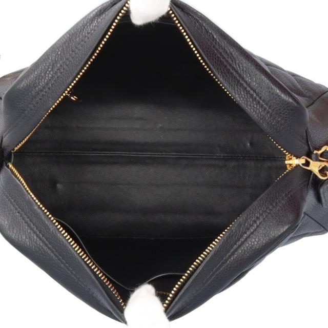 シャネル マトラッセ ショルダーバッグ キャビアスキン ブラック