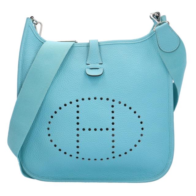 エルメス エブリンIII PM ショルダーバッグ レザー ブルー レディース HERMES  中古 R&Kリサイクルキング