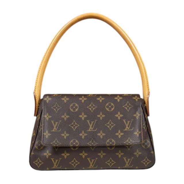 ルイヴィトン ミニルーピング モノグラム ショルダーバッグ モノグラムキャンバス M51147 ブラウン レディース LOUIS VUITTON  中古 R&Kリサイクルキング