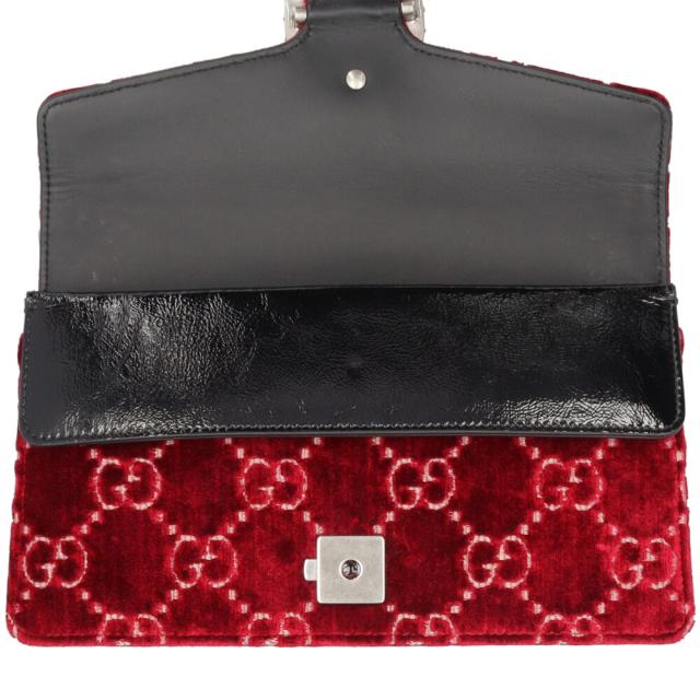 グッチ ミディアムショルダーバッグ ディオニュソス ショルダーバッグ ベルベット 499623 レッド レディース GUCCI  中古 R&Kリサイクルキング グッチ ミディアムショルダーバッグ ディオニュソス ショルダーバッグ