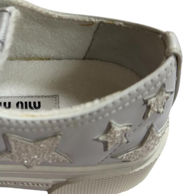 ミュウ ミュウ スニーカー レザー レディース Miu Miu 中古 R&Kリサイクルキング_7