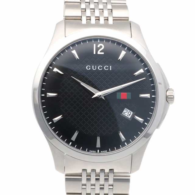 グッチ Gタイムレス 腕時計 時計 ステンレススチール 126.3 クオーツ メンズ 1年保証 GUCCI  R&Kリサイクルキング