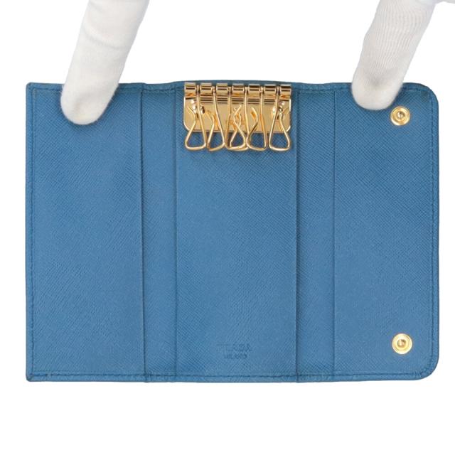 プラダ サフィアーノ キーケース レザー 1M0223 ユニセックス PRADA